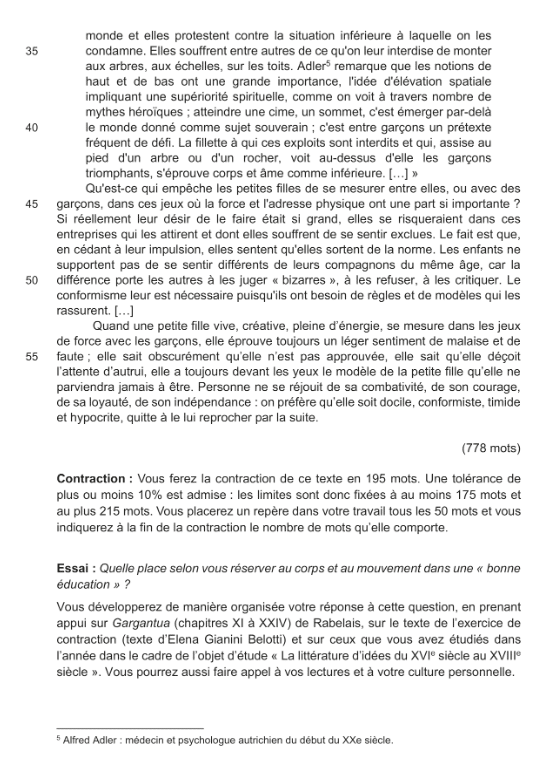 correction dissertation bac francais 2022